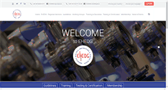 Desktop Screenshot of ehedg.org